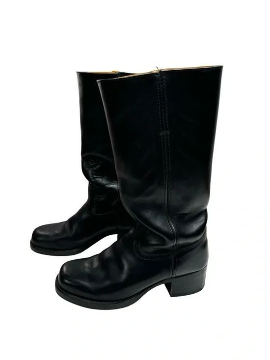 Frye | Vintage 1990’s Campus 14L Boot in Black Leather 9 - Picture 7 of 13